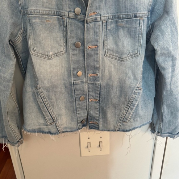 L’AGENCE Janelle denim cropped jacket - Picture 4 of 6